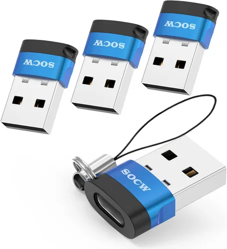 Vista 10 de Adaptador USB C hembra a USB macho 2.0 (Atrovirens, 4 unidades)
