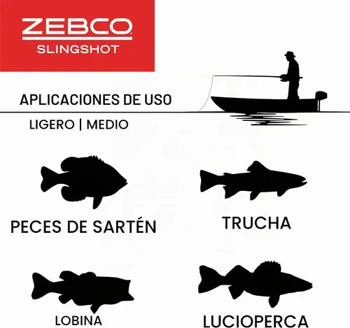 Vista 7 de Zebco - Combo de carrete giratorio y caña de pescar, 2 piezas de caña de fibra de vidrio duradera de luz media, mango cómodo de EVA, preenrollado