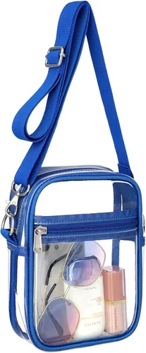 Vista 24 de PACKISM Bolsa transparente para eventos de estadio – Monederos pequeños transparentes para mujer, bolsa bandolera para conciertos y eventos