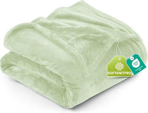 Vista 39 de Utopia Bedding - Manta de vellón de lujo, mullida, antiestática; manta de suave microfibra de 8.8 oz/yd² (300 g/m²) para sofá y cama; tamaño Gris