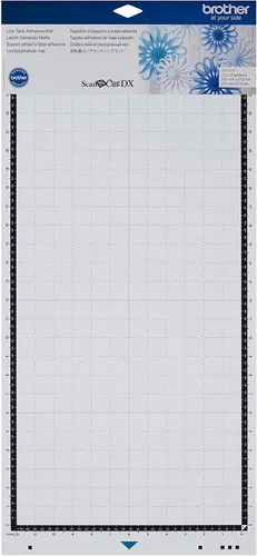 Vista 10 de Brother ScanNCut DX - Paquete de 2 alfombrillas adhesivas de baja adherencia, 12 x 12 pulgadas y 12 x 24 pulgadas, para materiales finos y delicados