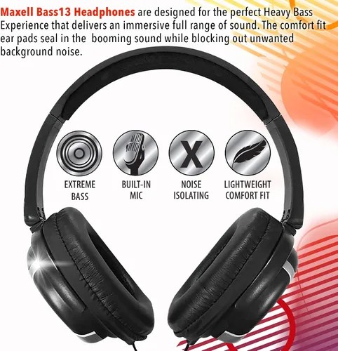 Vista 3 de MAX199840 - Auriculares Maxell Bass 13 con micrófono
