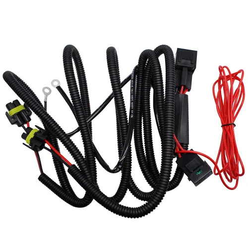 Vista 2 de H11 880 881 H8 Kit de Arnés de Cableado de Relé Universal 40A Se Adapta a Ensamblajes de Conversión de Luz Antiniebla LED Automotriz