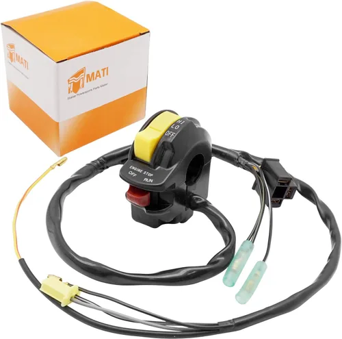 Vista 7 de M MATI Control de manillar Kill Stop Interruptor de Faro Botón para Suzuki LT250R QuadRacer 250 1987-1992 37400-19A10