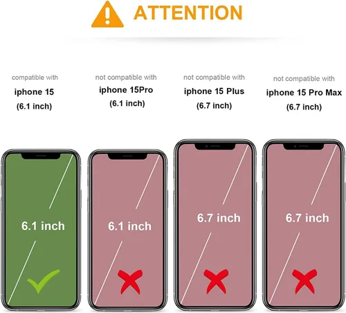 Vista 2 de KIHUWEY - Funda tipo cartera para iPhone 15 (piel, tarjetero), color negro Ranuras para tarjetas de crédito, soporte, piel sintética, cierre