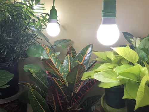 Vista 3 de Miracle LED Kit de sistema con cable de 24 pies con 16 luces de cultivo gran angular de espectro completo de energía casi libre que reemplazan dos