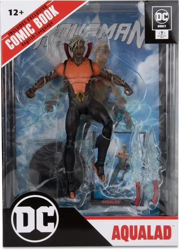 Vista 10 de McFarlane Toys DC Direct Page Punchers Aqualad - Figura de acción de 7 pulgadas con Aquaman Comic