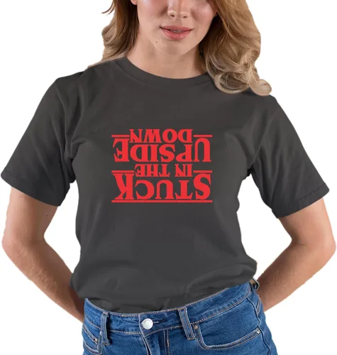 Vista 11 de Go All Out Camiseta para adultos Stuck in The Upside Down