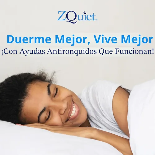 Vista 9 de ZQuiet, Boquilla antironquidos, paquete de inicio con 2 tamaños, bisagra viva y diseño frontal abierto para mayor comodidad y fácil respiración, azul