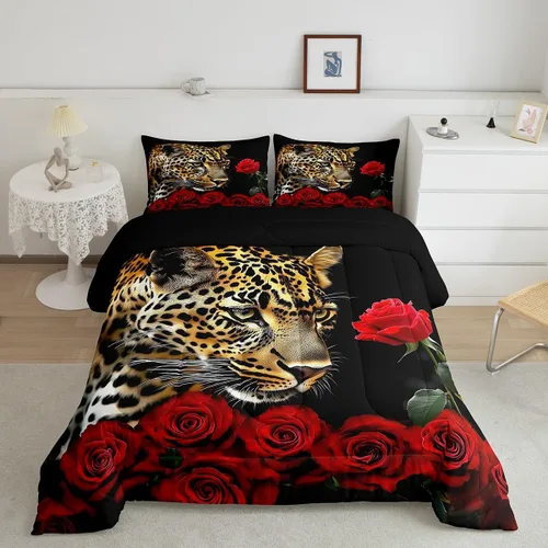 Vista 29 de Erosebridal Juego de ropa de cama individual para niñas, juego de edredón de juegos para niños, juego de cama de juegos para niños, color naranja