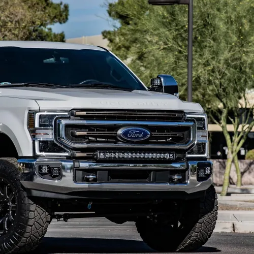 Vista 3 de Rigid 46732 Soporte de barra de luz para parachoques compatible con Ford SUPERDUTY 2020+ compatible con todas las barras de luz RIGID Industries