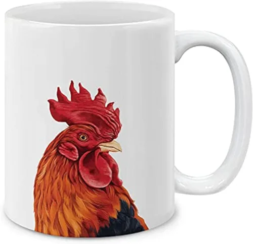 Vista 9 de MUGBREW Taza de té de cerámica linda de alpaca de 11 oz