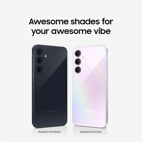 Vista 2 de SAMSUNG Teléfono celular Galaxy A35 5G Serie A, teléfono inteligente Android desbloqueado de 128 GB, pantalla AMOLED, sistema avanzado de triple