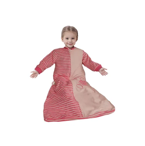 Vista 16 de Tog 2.0 - Saco de dormir para niños pequeños, manga larga, terciopelo de algodón, cálido saco de dormir con brazos para bebé, 4 estaciones, Azul