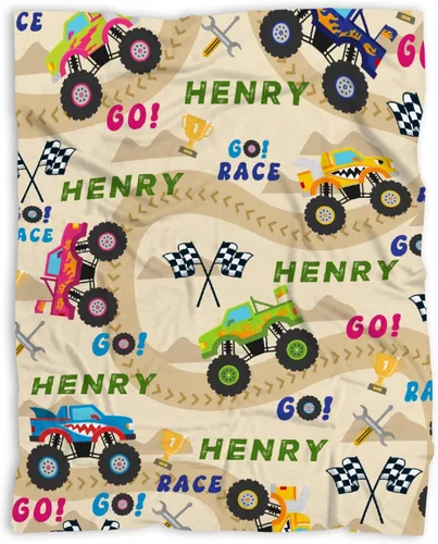 Vista 154 de Manta de bebé con texto en inglés «Just A Boy Who Loves Trucks» para niños y niñas, manta súper suave para envolver al recién nacido, acogedora