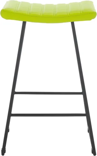 Vista 8 de SAFAVIEH Home Collection Akito Mid-Century - Taburete de mostrador blanco moderno de 26 pulgadas