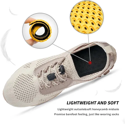 Vista 3 de SOBASO Zapatos de agua para mujer, secado rápido, senderismo, natación, playa, río, zapatos para pesca, deportes acuáticos, buceo, vela, viajes