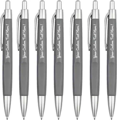 Vista 13 de Paquete de 100 bolígrafos personalizados con tinta negra personalizable