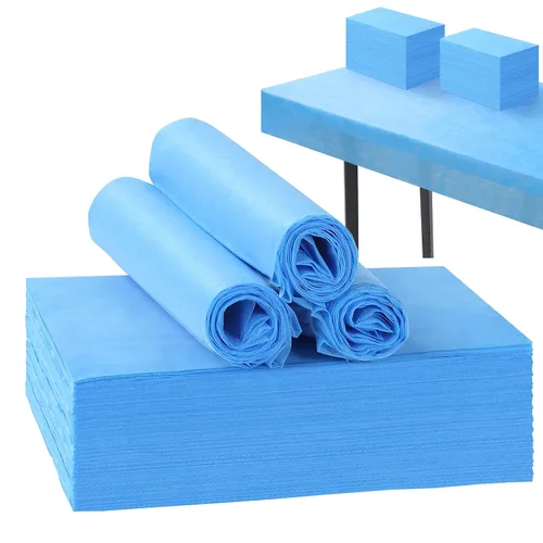 Vista 7 de 100 sábanas desechables de 31 x 71 pulgadas, sábanas de mesa de masaje, tela no tejida, cubierta de cama de spa, transpirable, para masajes