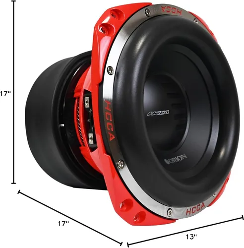 Vista 6 de ORION HCCA102 Subwoofer de coche de alto rendimiento de 10", de grado de competición, 8000W de potencia máxima, 2000W RMS, bobina de voz de 3