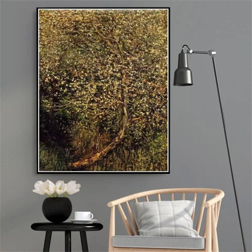 Vista 2 de Kits de pintura para adultos, cesta de gráficos, membrillos y peras, pintura por Claude Monet, kit de pintura por números para niños y adultos