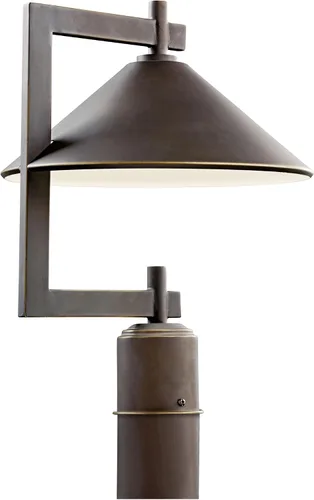 Vista 6 de Ripley 49063BKT - Luz de poste para exteriores de 16 pulgadas, color negro, para entradas y pasillos, cumple con el cielo oscuro (16 x 12 pulgadas)