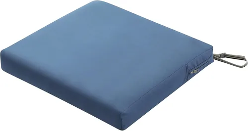 Vista 30 de Classic Accessories Ravenna - Cojín rectangular para asiento de patio, Gris topo oscuro