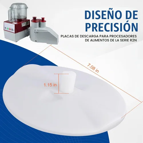 Vista 2 de 103288 Placa de descarga para robot Coupe R2N procesador de alimentos