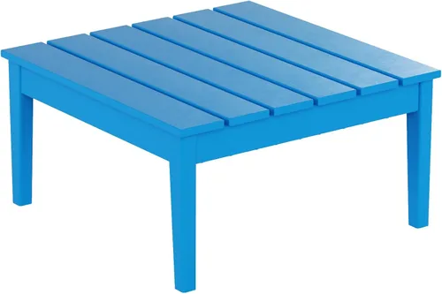 Vista 12 de WestinTrends Ashore - Mesa de centro para exteriores, 32 pulgadas de madera de polietileno Adirondack para todo tipo de clima, mesa auxiliar Negro