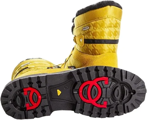 Vista 4 de ATTIBA Botas de cuero de invierno para mujer