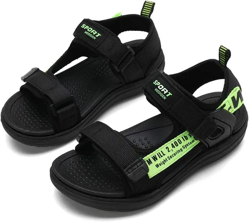 Vista 6 de Sandalias deportivas de verano para niños, senderismo, playa, al aire libre, puntera abierta, sandalias deportivas para niños