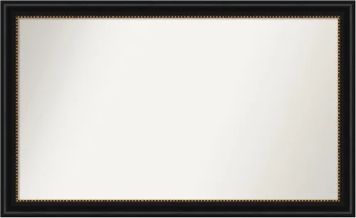 Vista 103 de Amanti Art Espejo personalizado, gran espejo de baño estrecho, espejo de pared o espejo de tocador de baño sobre el fregadero (24 x 24 pulgadas)