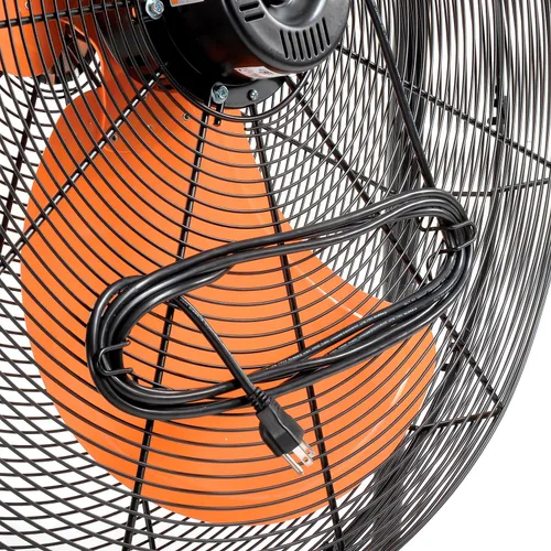Vista 8 de Global Industrial Ventilador de tambor portátil de 36 pulgadas, accionamiento directo, 13,300 CFM, 2/3 HP, 2 velocidades, 120 V, ventilador