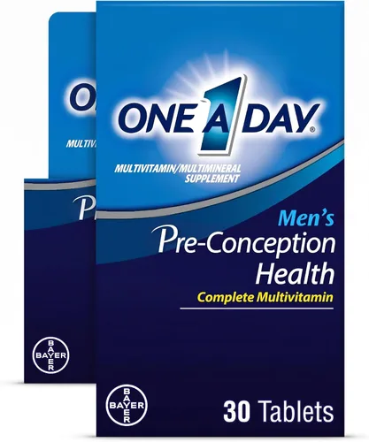 Vista 10 de One A Day Multivitamínico de salud preconcepcional para hombres para apoyar el esperma saludable, suplemento para hombres con vitamina C, vitamina