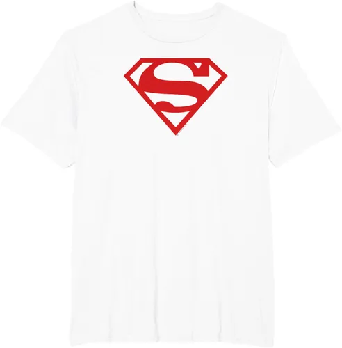 Vista 8 de Superman Camiseta de escudo rojo sobre negro