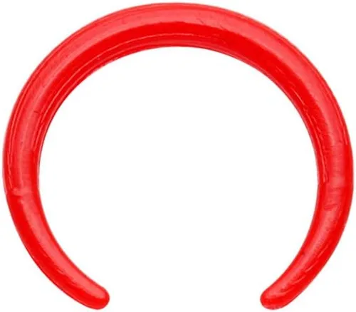 Vista 3 de Pierced Owl - Retenedor de anillo de tabique flexible Bioflex de tacto suave 14-16GA