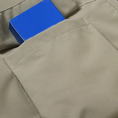 Vista 7 de Abrigos deportivos hombre Chaquetas Bolsillos bolsas múltiples Prendas vestir Otoño Invierno Chaleco exterior