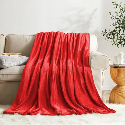 Vista 38 de KMUSET Manta de Tiro Súper Suave Premium de Franela de Forro Polar Sedosa Tamaño de Tiro Beige Microfibra Manta Ligera para Uso en Todas