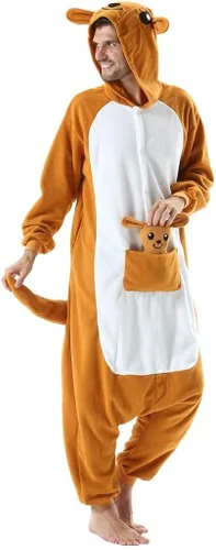 Vista 2 de SAMGU Unisex Adult Onesies Pajamas Halloween Christmas Cosplay Costumes One Piece Homewear Jumpsuit