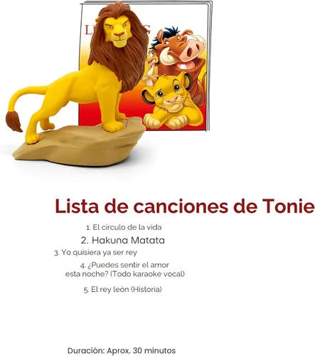Vista 5 de Tonies Simba Audio Play Personaje de Disney El Rey León