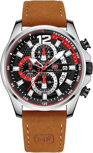 Vista 3 de KXAITO Mens Watches Military Sport Waterproof Chronograph Watch Luminous Silicon Strap Casual Watches for Men Fashion Analog Quartz Business Wrist