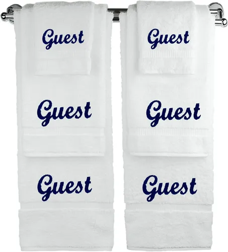 Vista 23 de BC BARE COTTON Juego de toallas de lujo de seis piezas para novia y novio de hotel y spa