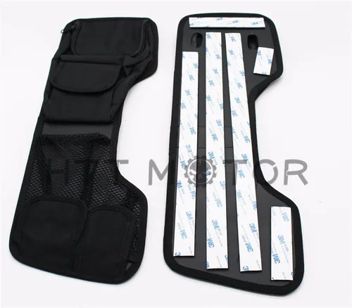 Vista 4 de LA01 - Juego organizador de tapas de alforja compatible con Harley Davidson Touring modelos 93-13