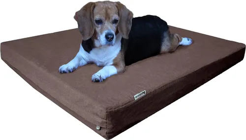 Vista 18 de Dogbed4less Cama de espuma de memoria para perros, ortopédica, con gel refrescante, forro impermeable con funda exterior duradera lavable
