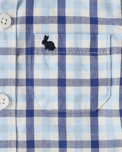 Vista 3 de Gymboree Conjunto de body de manga larga y pantalones cortos chinos para bebé