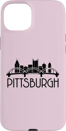 Vista 15 de iPhone 16 Pittsburgh Skyline 412 Steel City Case