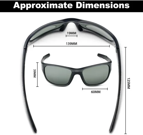 Vista 2 de Flying Fisherman - Gafas de sol polarizadas con bloqueador UV AcuTint para pesca y deportes al aire libre