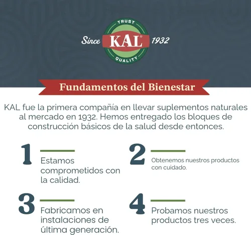 Vista 5 de KAL Glicinato de magnesio 350 mg, 160 CT