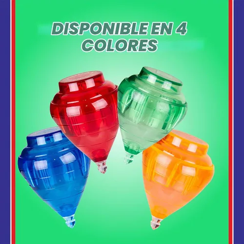 Vista 6 de Duncan Toys Imperial Spintop - Los colores pueden variar Pequeño Lightweight Beginner Spin Top, No-Mar Tip Protects Floors, Opens to Store String