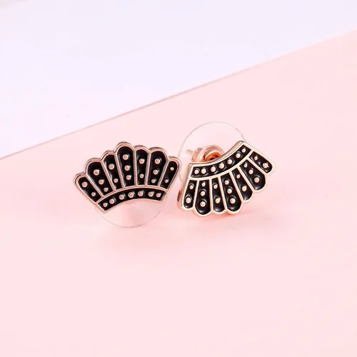 Vista 3 de RBG Dissent Collar Earrings RBG Jewelry Gifts for Women Fans of Ruth Bader Ginsburg